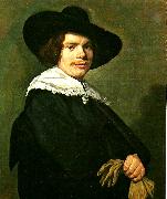 Frans Hals mansportratt painting